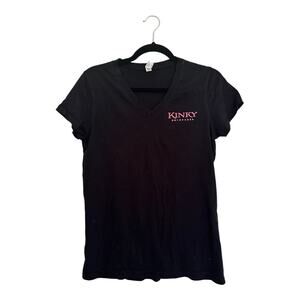 Kinky Vodka Brand Liquor Tee Black XL Womens Bartender Swag